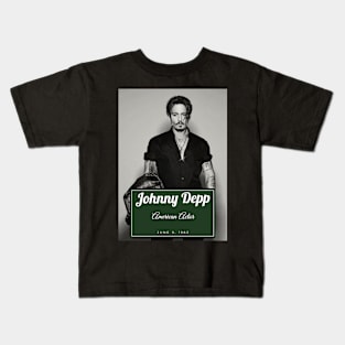 Johnny Depp Kids T-Shirt